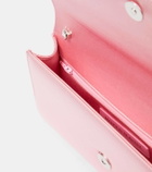 Manolo Blahnik Gothisi embellished satin clutch