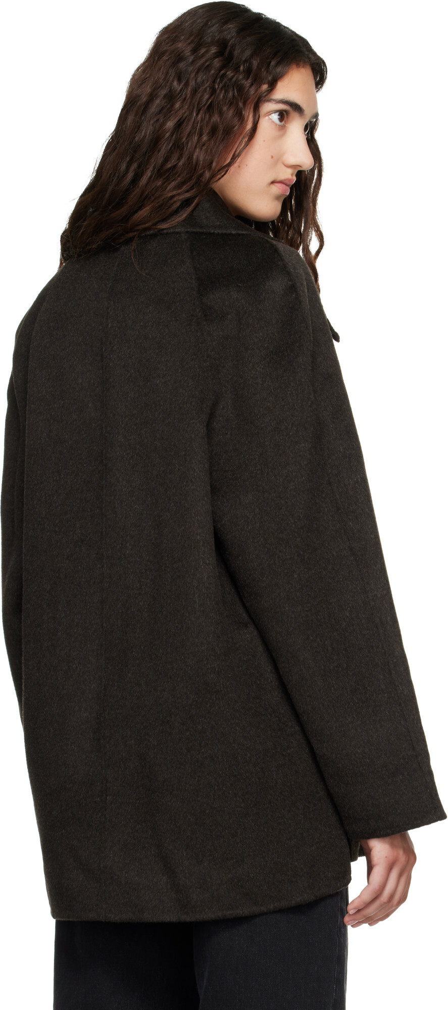 Loulou de Saison Brown NEIL Double Breasted Jacket