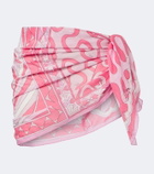 Pucci Onda and Iride cotton voile beach cover-up