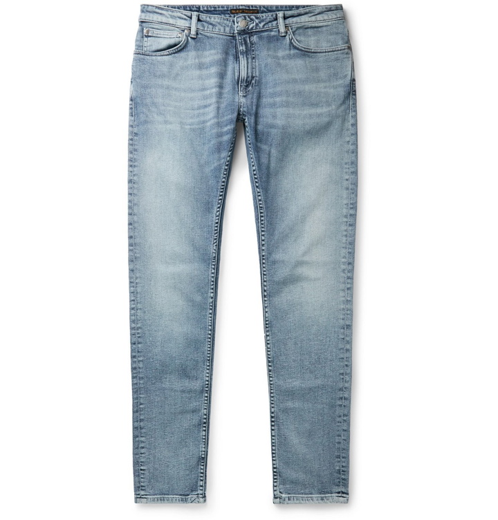 Photo: Nudie Jeans - Skinny Lin Organic Stretch-Denim Jeans - Blue