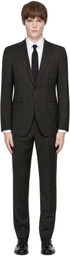 BOSS Brown Single-Breasted Suit