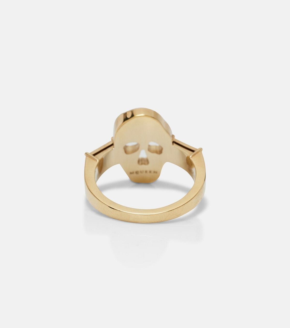 McQueen Crystal-embellished ring