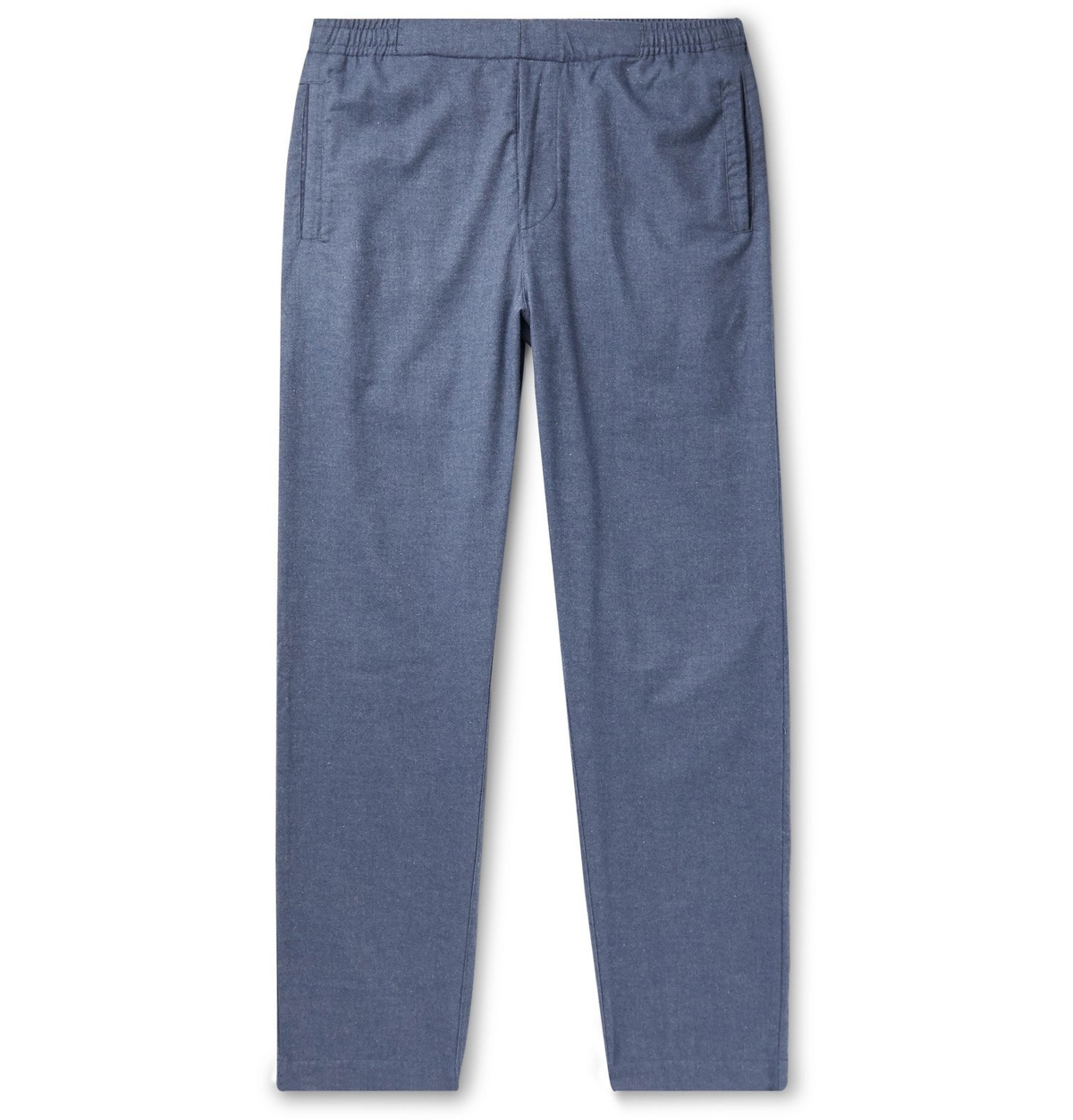 Hamilton and Hare - Brushed Cotton-Flannel Pyjama Trousers - Blue ...