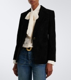 Veronica Beard Healy suede blazer