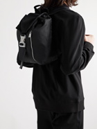 1017 ALYX 9SM - Tank Leather-Trimmed Nylon Backpack - Black