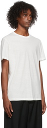 Jil Sander Off-White Short Sleeve T-Shirt