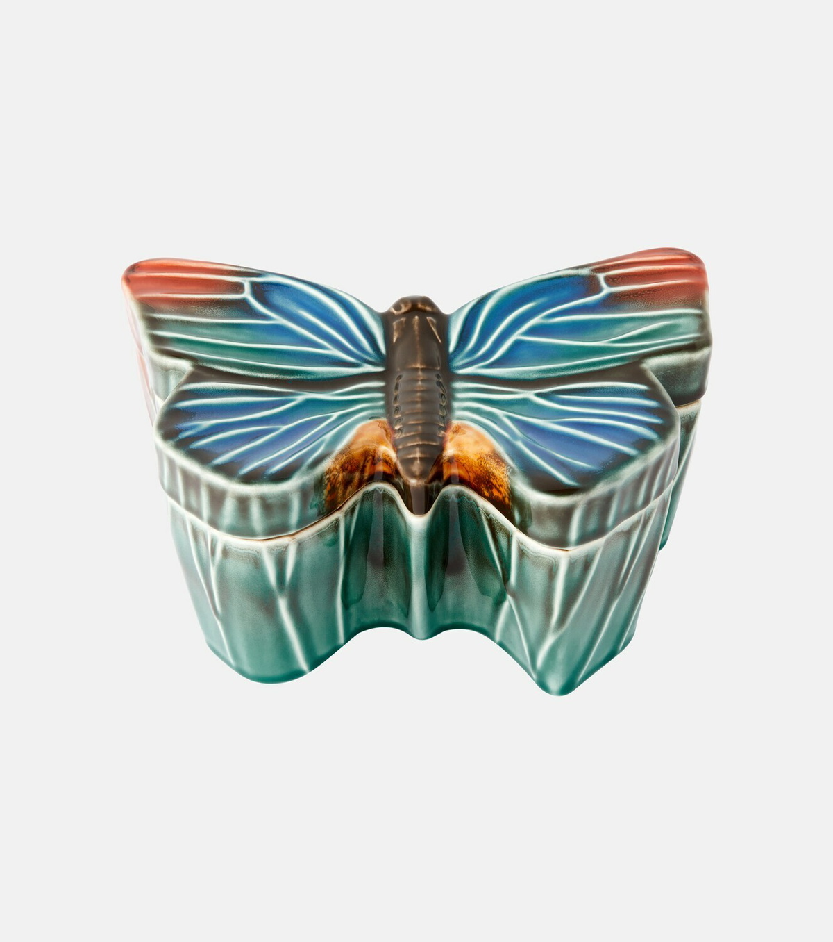 Bordallo Pinheiro Cloudy Butterflies Large box by Claudia Schiffer