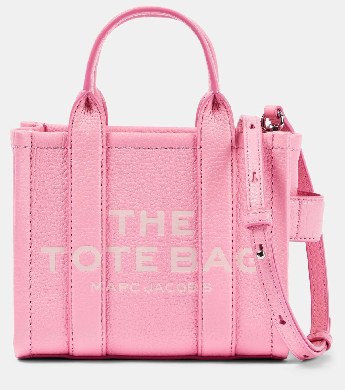 MARC JACOBS｜THE LEATHER MINI TOTE BAG ロゴ入りトートバッグ MARC JACOBS マークジェイコブス トートバッグ THE LEATHER MINI