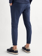 Peter Millar - Apollo Slim-Fit Tapered Logo-Print Tech-Jersey Sweatpants - Blue