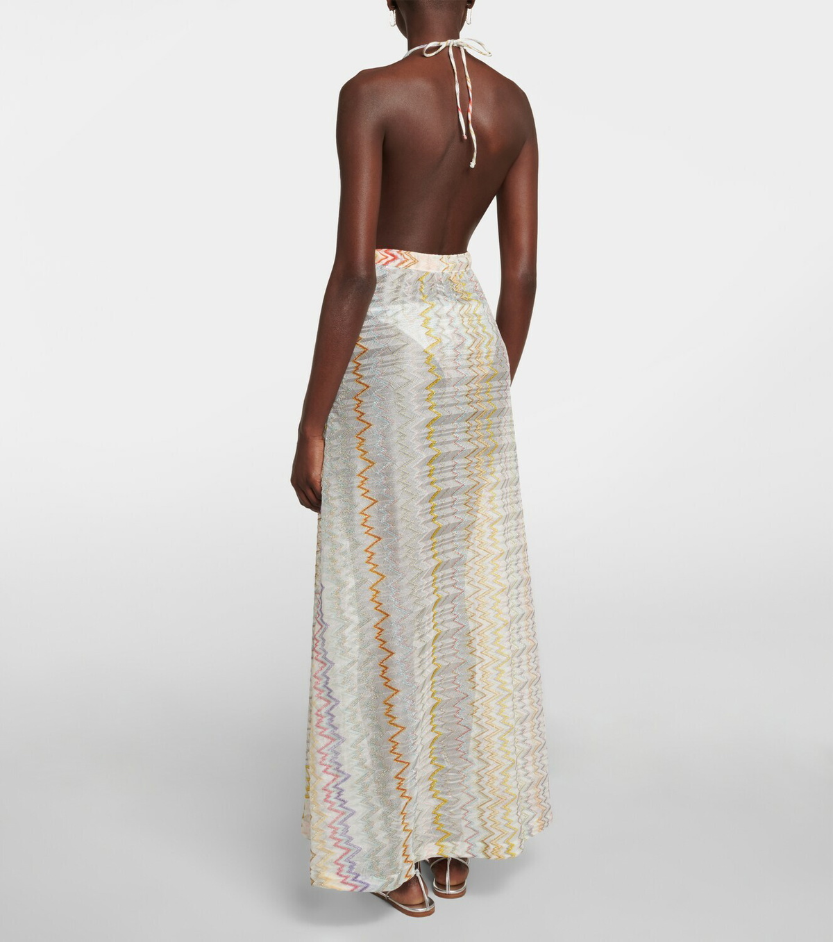 Missoni Mare Dress Missoni Mare Striped Metallic Crochet-knit Maxi Dress  Multi