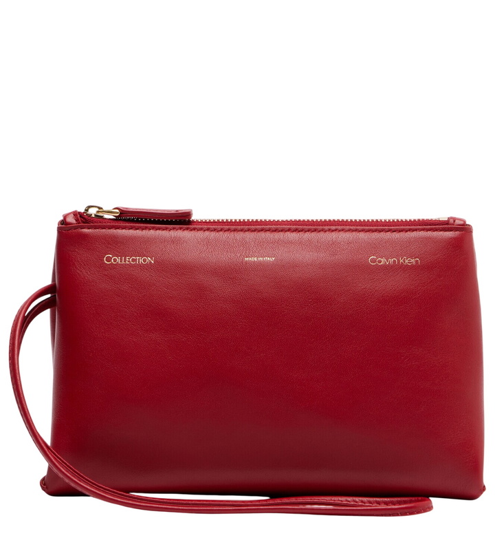 Photo: Calvin Klein Collection Essential Case Mini leather clutch