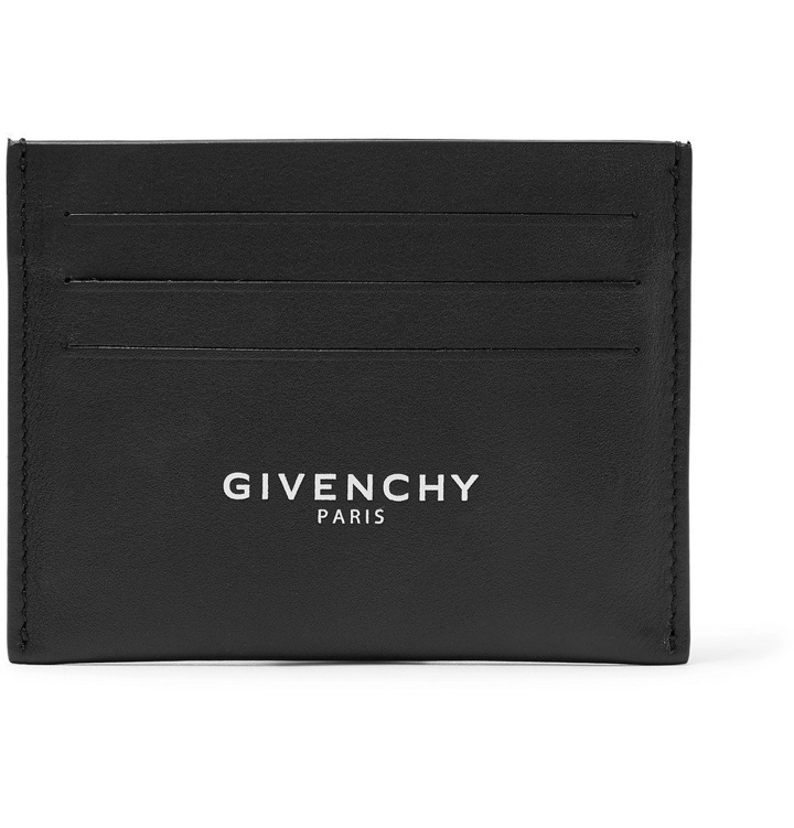 Photo: Givenchy - Logo-Print Leather Cardholder - Men - Black