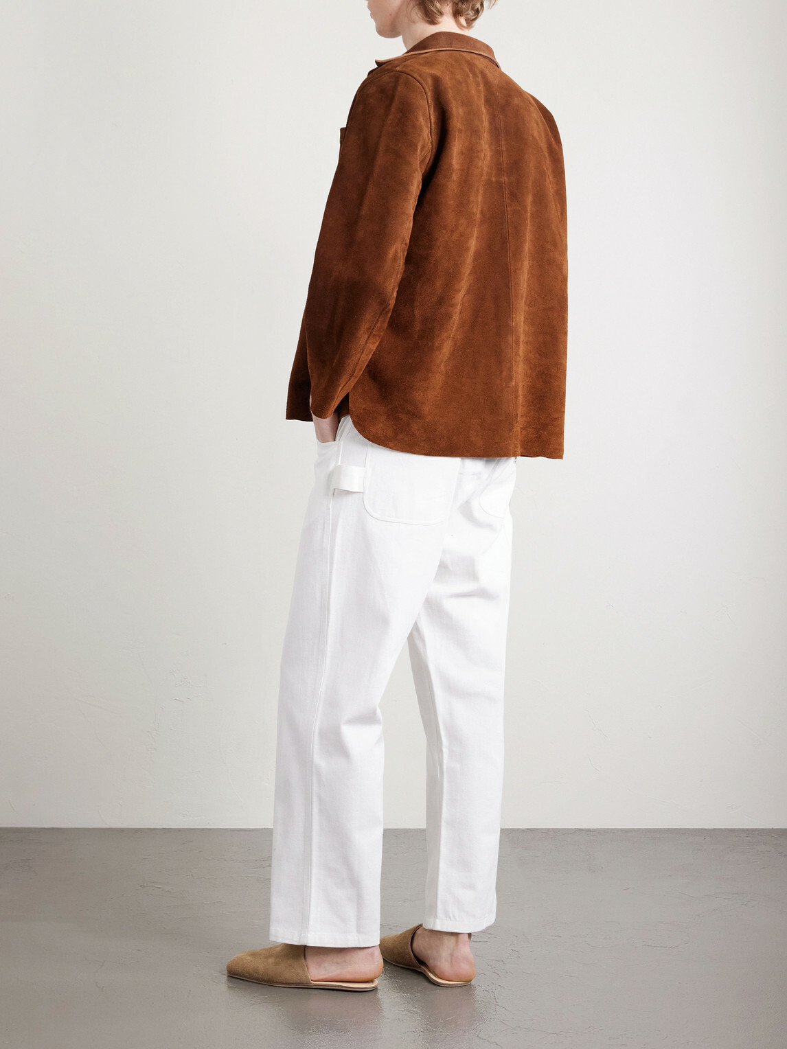 BODE - Knolly Brook Straight-Leg Cotton-Twill Trousers - White