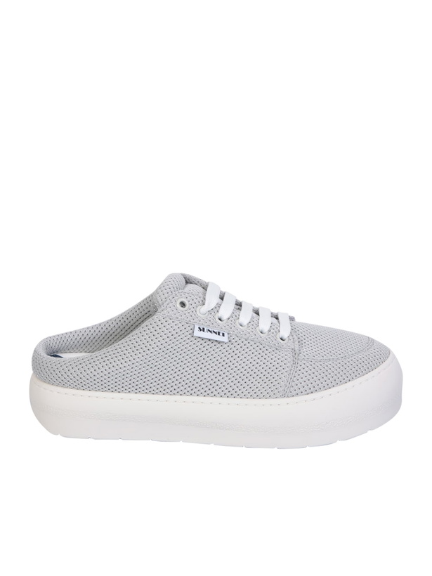 Photo: Sunnei Dreamy Sabot Pearl Grey Sneakers