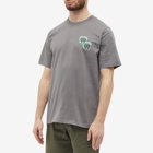 Wood Wood Men's Bobby Logo T-Shirt in Granite Grey