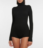 Dodo Bar Or Ribbed-knit turtleneck bodysuit