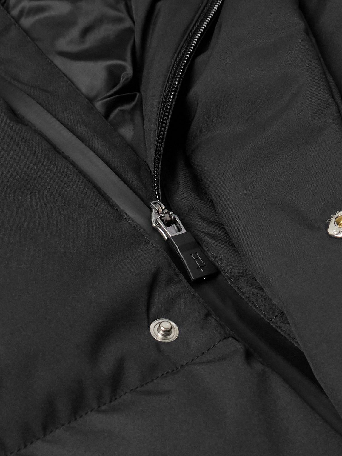 Herno - Slim-Fit Quilted Shell Hooded Down Parka - Black