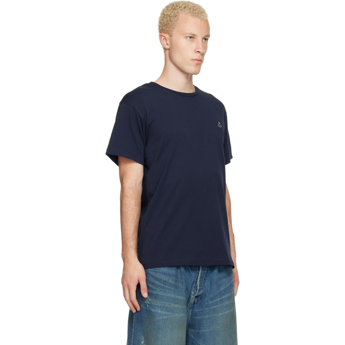 Vivienne Westwood Navy Classic Multicolor Orb T-shirt