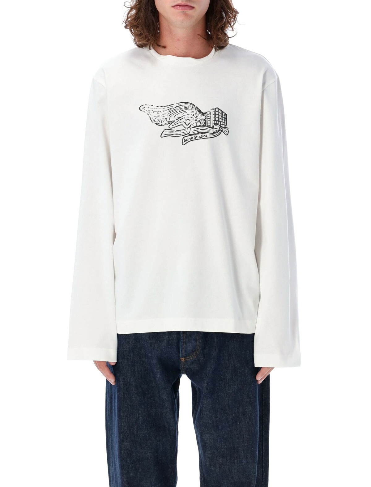 送料関税込み★Acne Studios★コットンTシャツ ホワイト Acne Studios☆関税込み☆Tシャツ
