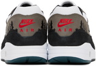 Nike Gray & White Air Max 1 Premium Sneakers