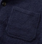 J.Crew - Shawl-Collar Brushed-Wool Cardigan - Blue