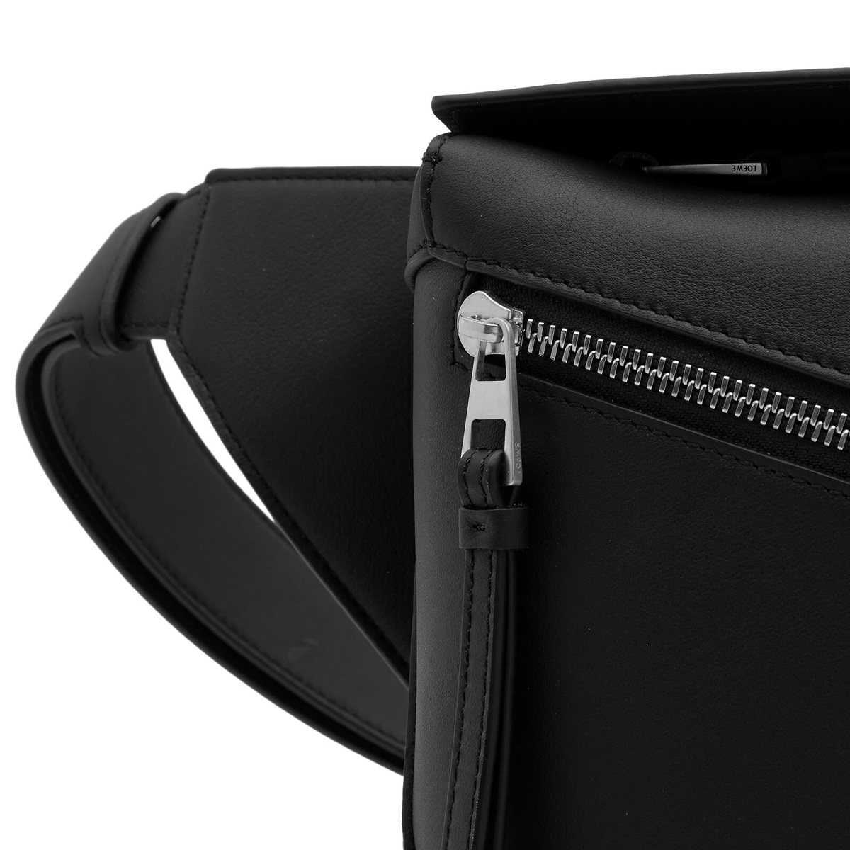 Loewe Men's Puzzle Edge Small Bum Bag in Black Loewe