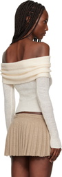 GUIZIO Off-White Marlowe Top
