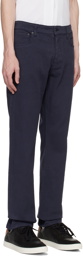 Sunspel Navy Five-Pocket Trousers