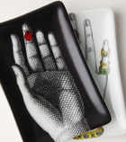 Fornasetti Mano Con Anelli ceramic ashtray