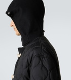 Comme des Garçons Homme Quilted wool duffel coat
