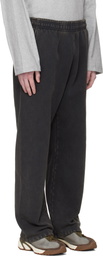 Entire Studios Black Straight Leg Sweatpants