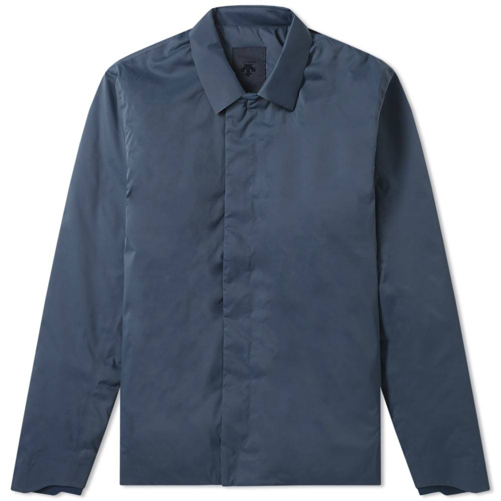 Descente Allterrain Perforated Insulation Shirt Jacket Slate Navy