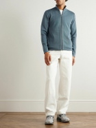 S.N.S. Herning - Naval Slim-Fit Wool Zip-Up Cardigan - Blue