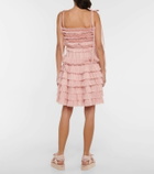 REDValentino Point d'esprit tulle minidress