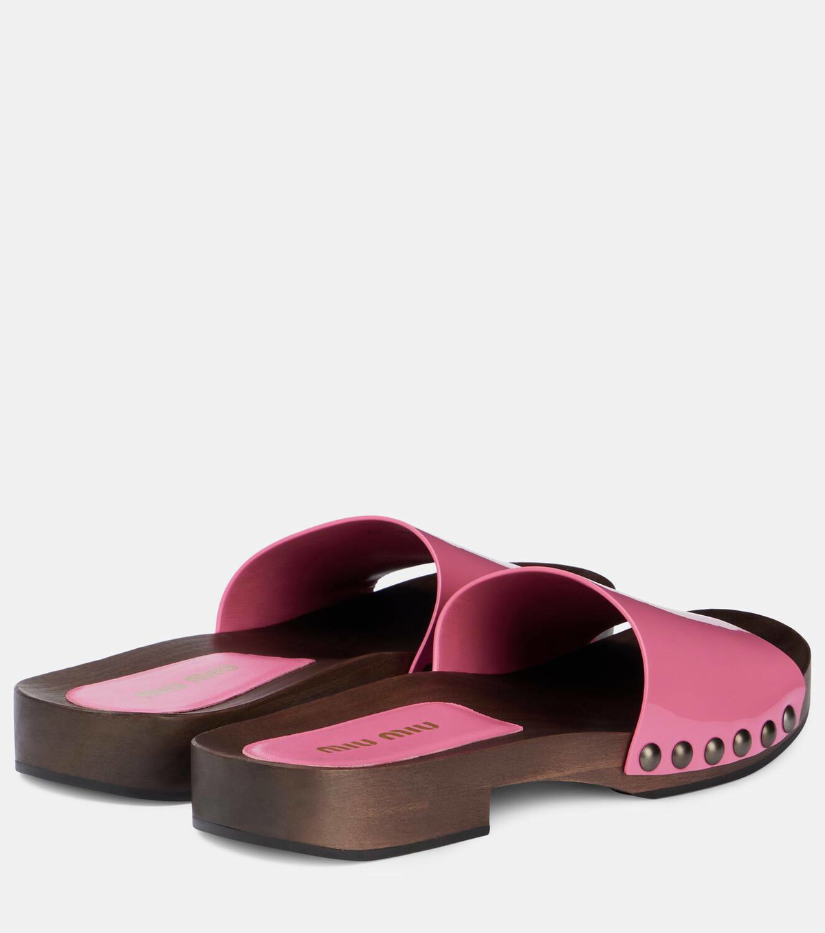 Miu Miu Patent leather clogs Miu Miu