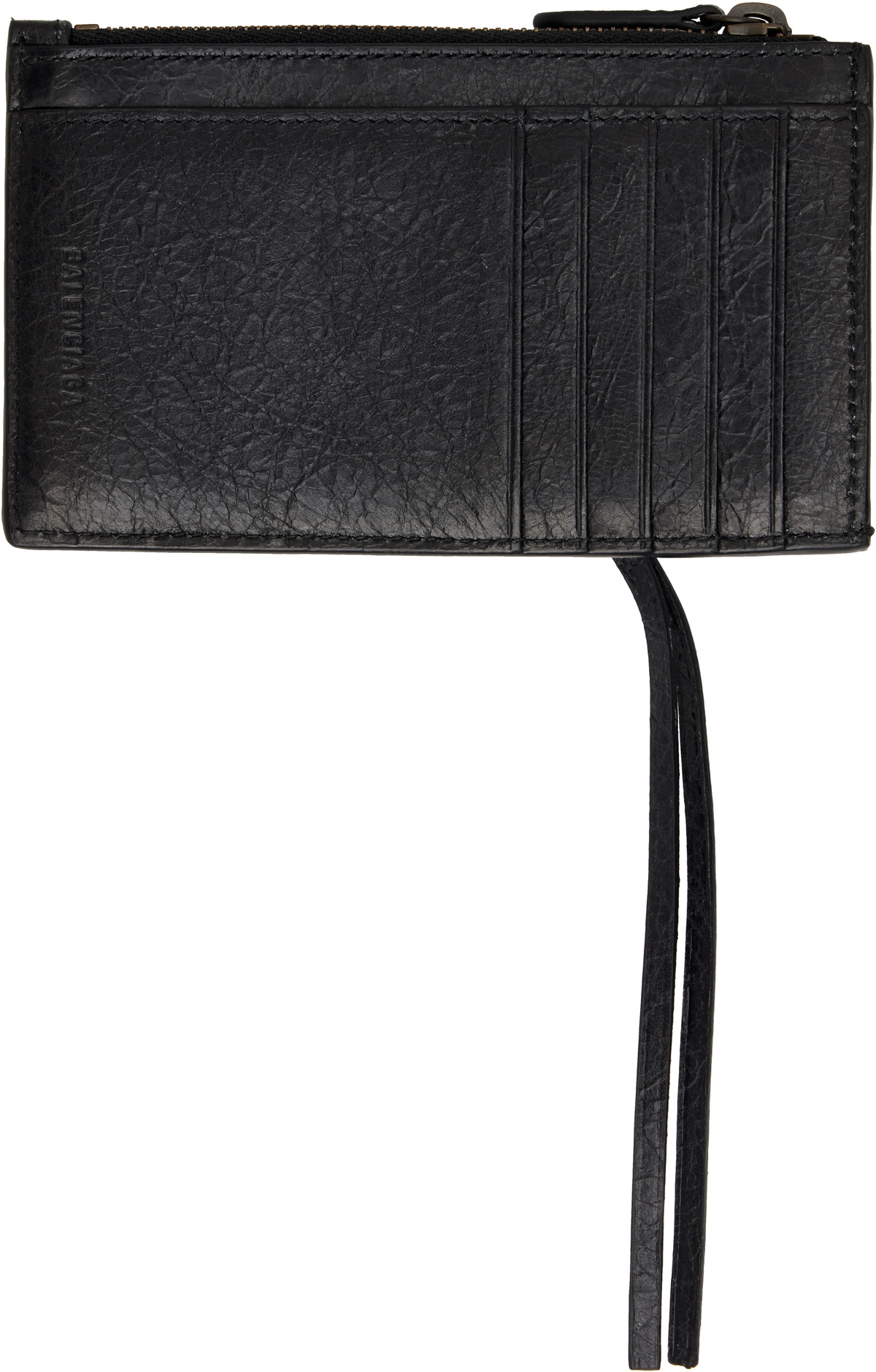 Balenciaga Black 'Le City' Long Coin Card Holder