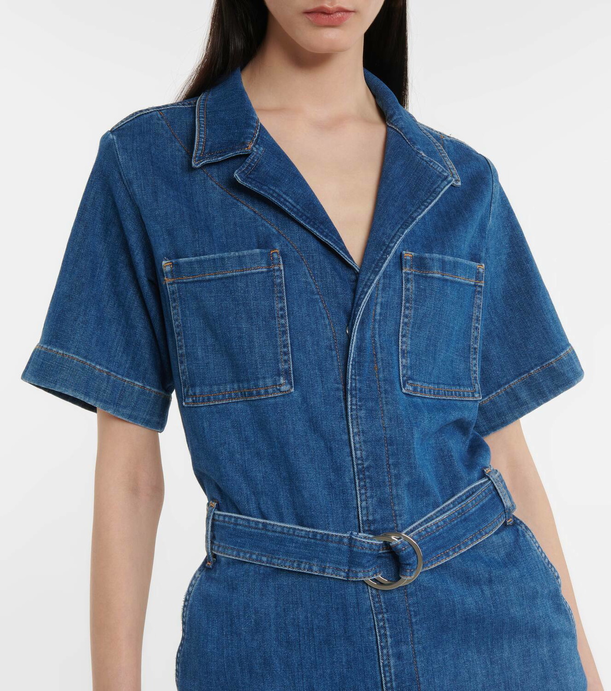 7 For All Mankind Irene belted jumpsuit