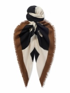 SAINT LAURENT - Fringed Wool Scarf