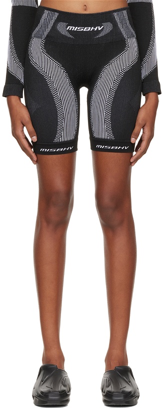 Photo: MISBHV Black Jacquard Sport Shorts