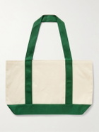 Museum Of Peace & Quiet - Wordmark Logo-Embroidered Cotton-Canvas Tote