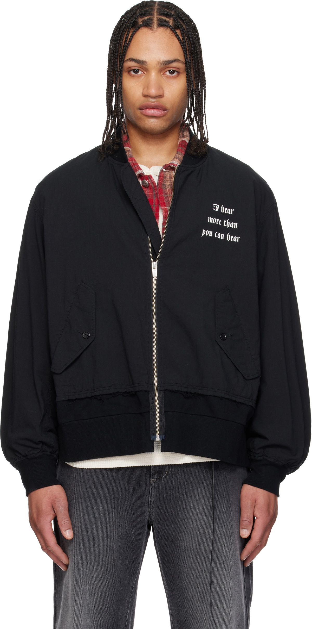 Undercover - Cindy Sherman Printed Tencel Jacket - Black Undercover Undercover - Cindy Sherman Printed Tencel Jacket - Black Undercover