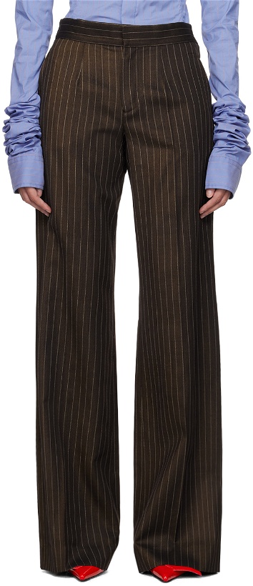 Photo: Jean Paul Gaultier Brown 'The Thong Suit' Trousers