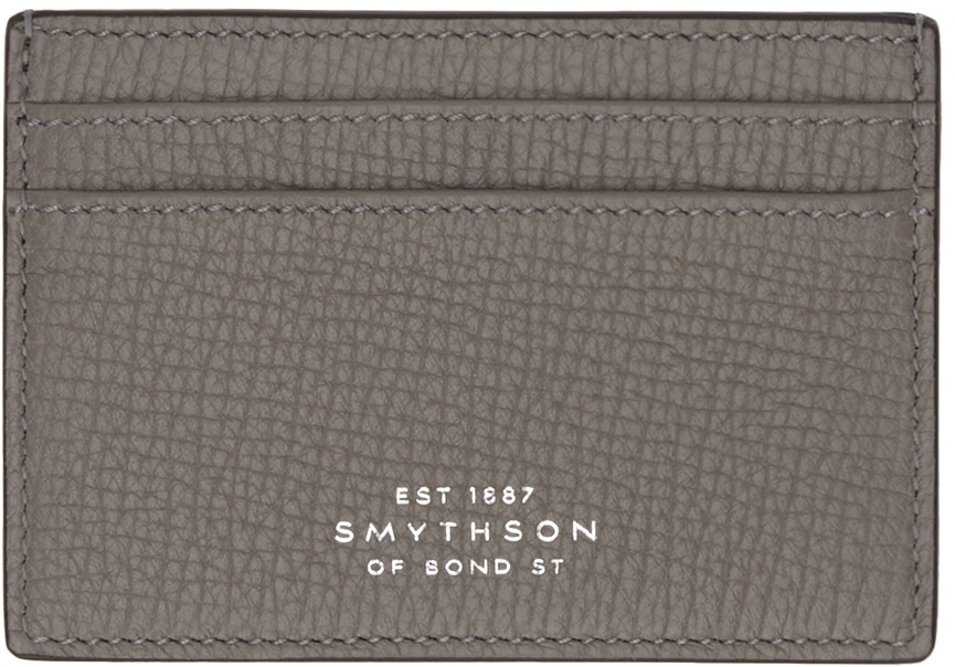 4 Card Slot Wallet with Coin Case in Ludlow in dark khaki