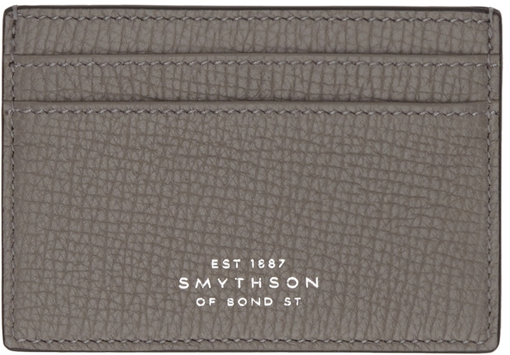 Photo: Smythson Grey Ludlow Card Holder