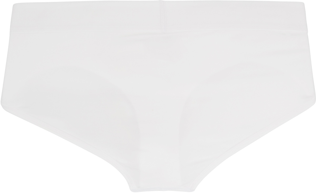 SKIMS Three-Pack White SKIMS Cotton Briefs