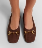 Gucci Horsebit leather ballet flats
