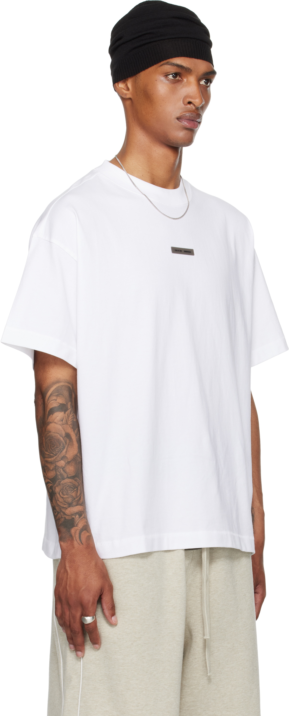 Fear of God ESSENTIALS White Vintage Fit T-shirt Fear Of God