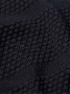 S.N.S Herning - Fisherman Wool Rollneck Sweater - Blue