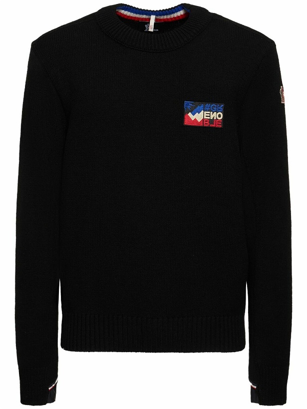 Photo: MONCLER GRENOBLE - Stretch Wool Blend Crewneck Sweater