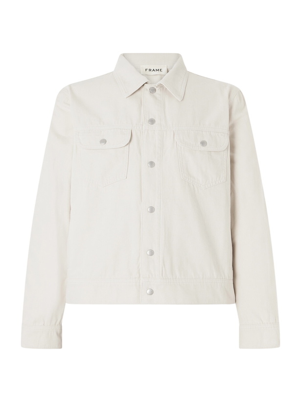 Photo: FRAME - Cotton Trucker Jacket - Neutrals